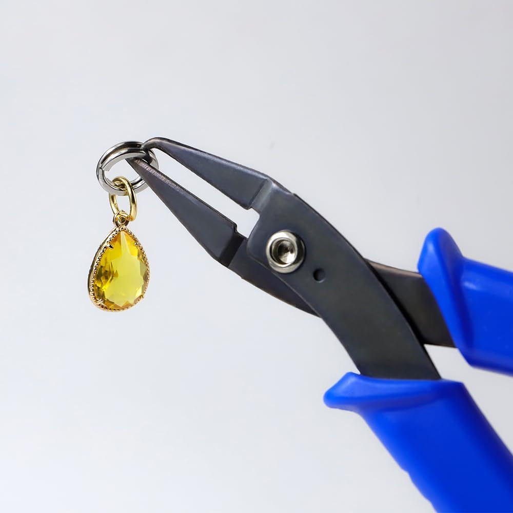 Split Ring Pliers for Jewelry Making, Split Jump Ring Opener Tool Keychain Plie