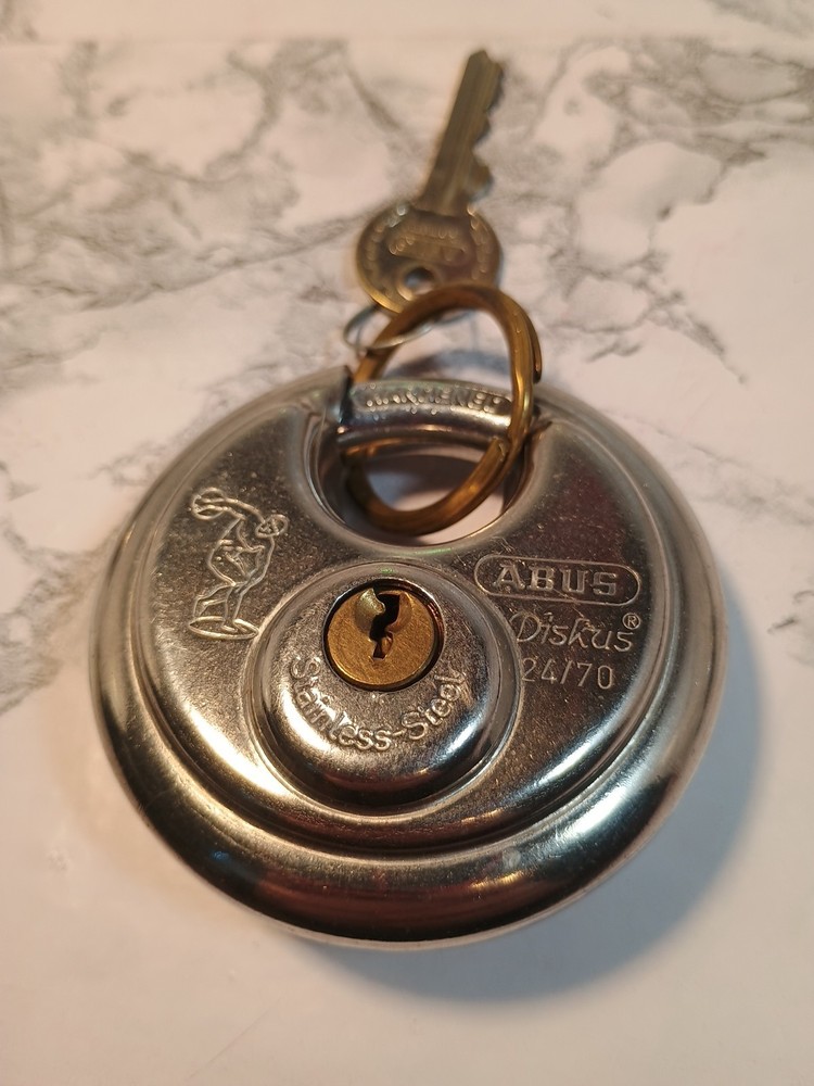ABUS DISKUS 24/70 LOCK - Only 1 Key