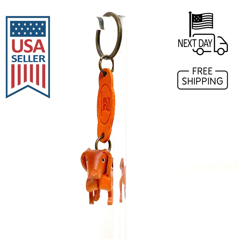 LABRADOR RETRIEVER Handmade Leather Keyring #2