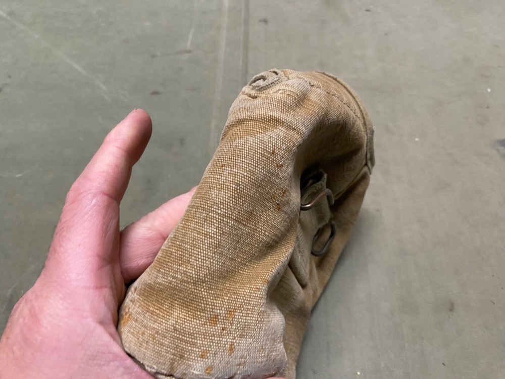 ORIGINAL WWII US ARMY INFANTRY M1942 CANTEEN COVER-OD#3