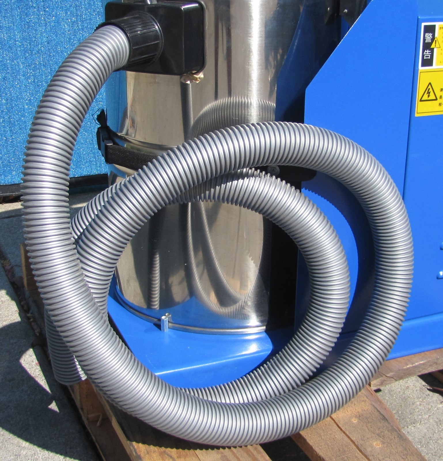 NST 4.5 HP Vacuum Dust Collector With Canister & Hose 230V 3 Ph Strong Suction