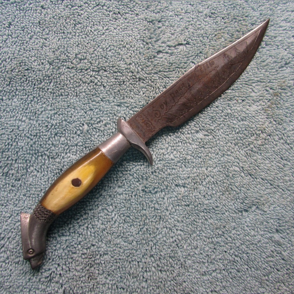 Spanish Marking / Birds Head Fixed Blade Knife