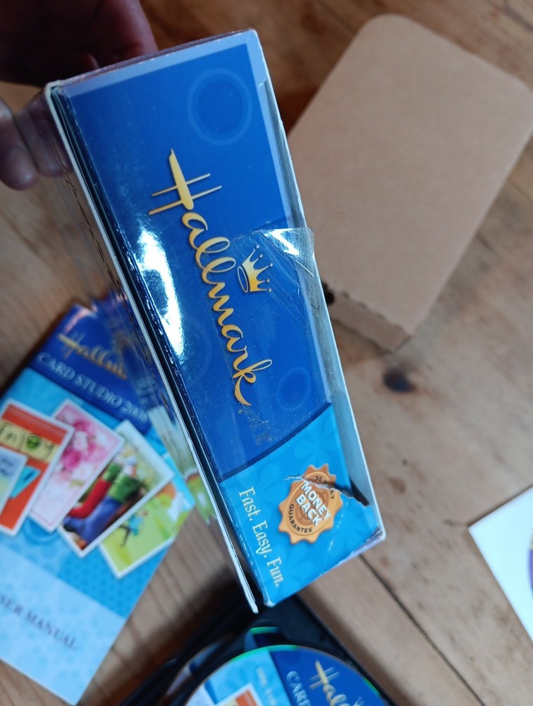 Hallmark Card Studio 2008 Deluxe Software Create Custom Cards + Scrapbook Studio