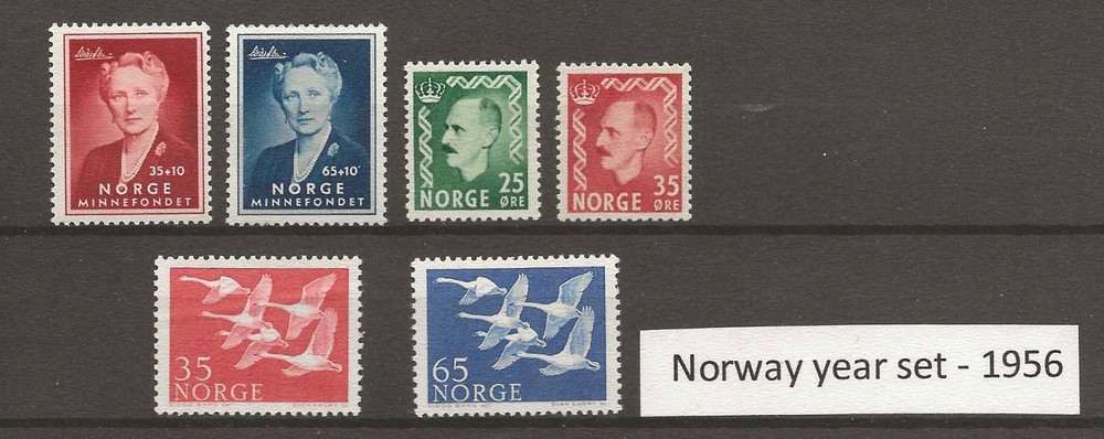 Norway 1956 year set MNH