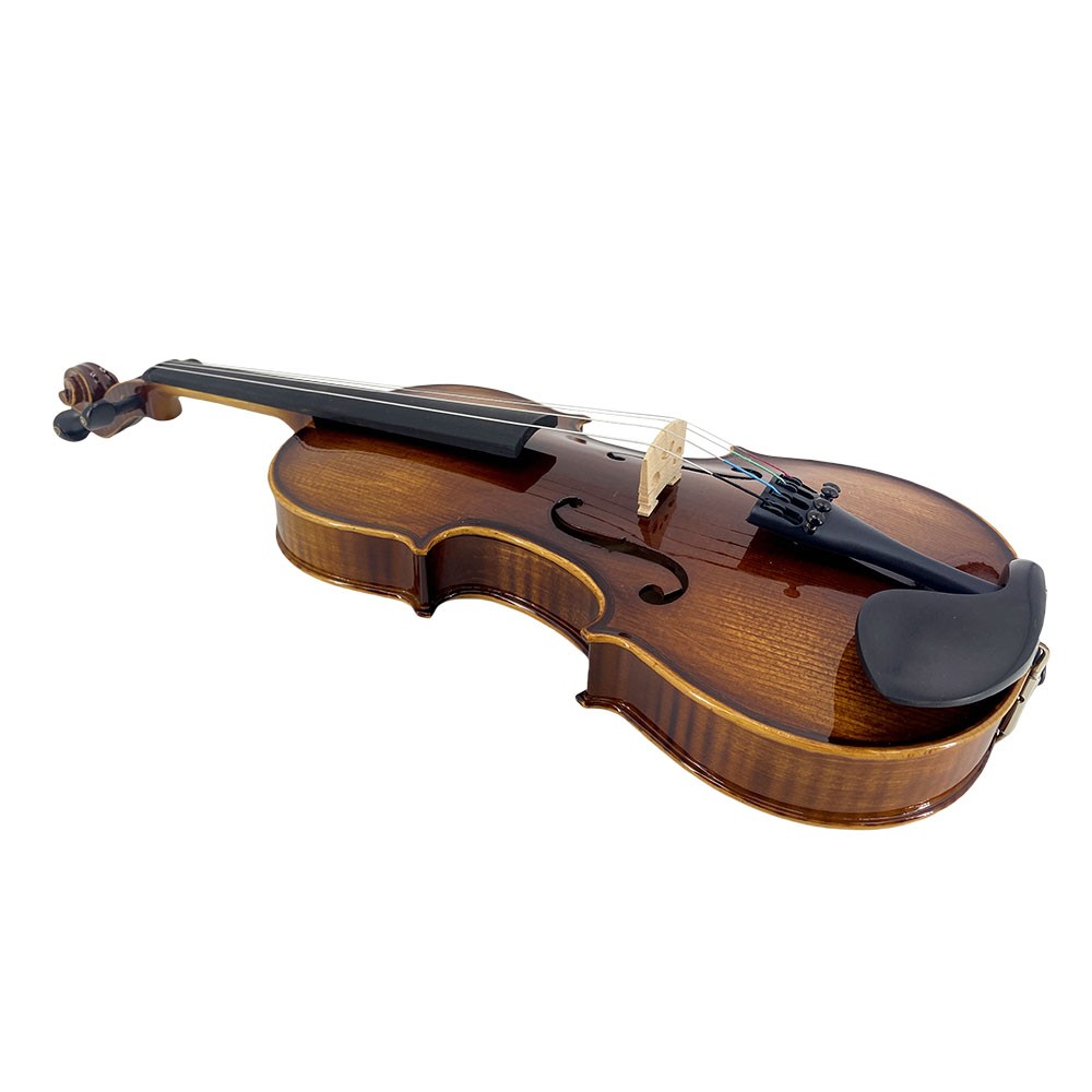 4/4 Full Size Solid Spruce & Maple Violin Kit - Complete Pack for Beginners