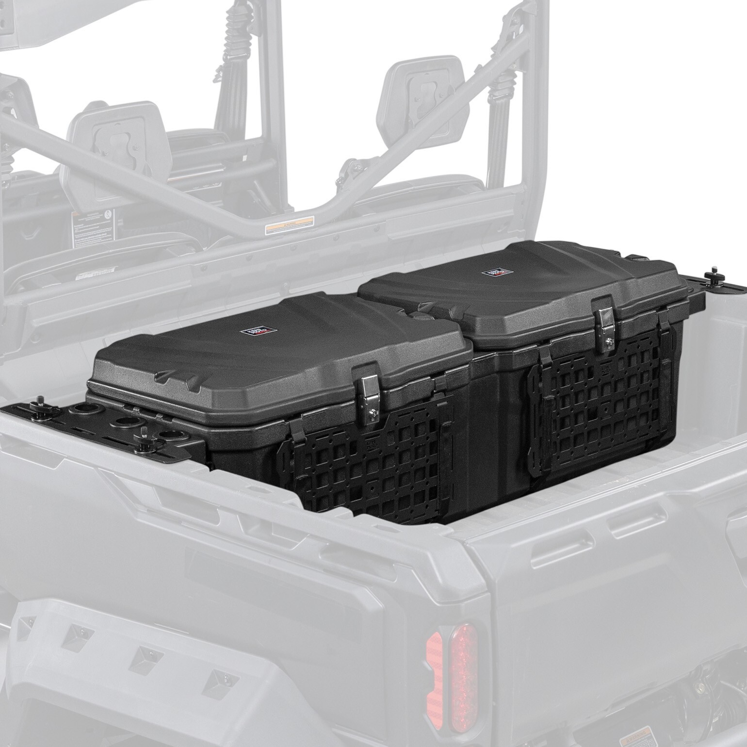 110L UTV Cargo Storage Bed Box for Can Am Defender HD5 HD8 HD10 Max 2016-2023