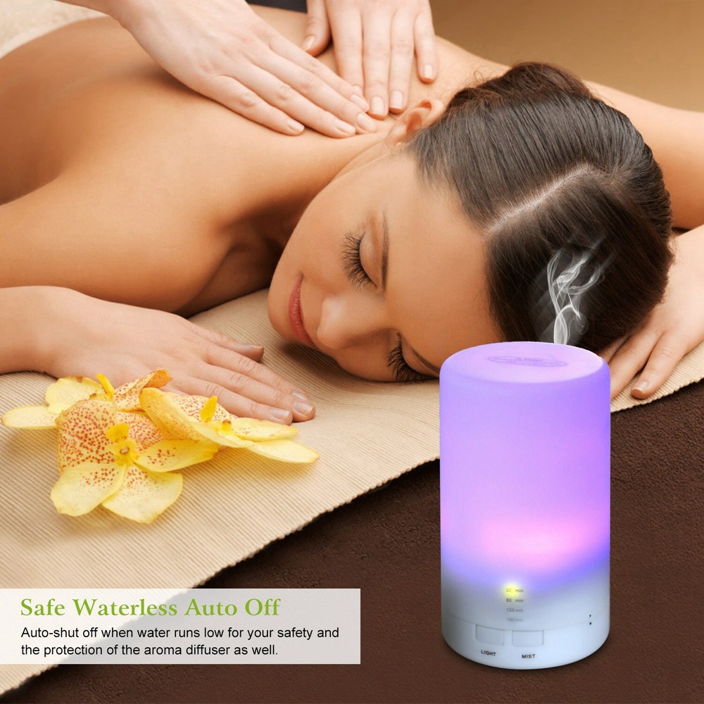 US LED Ultrasonic Aroma Essential Diffuser Air Humidifier Purifier Aromatherapy