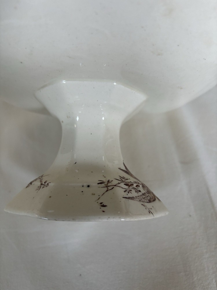 Vintage Alcock Transferware Compote Or Dessert Stand