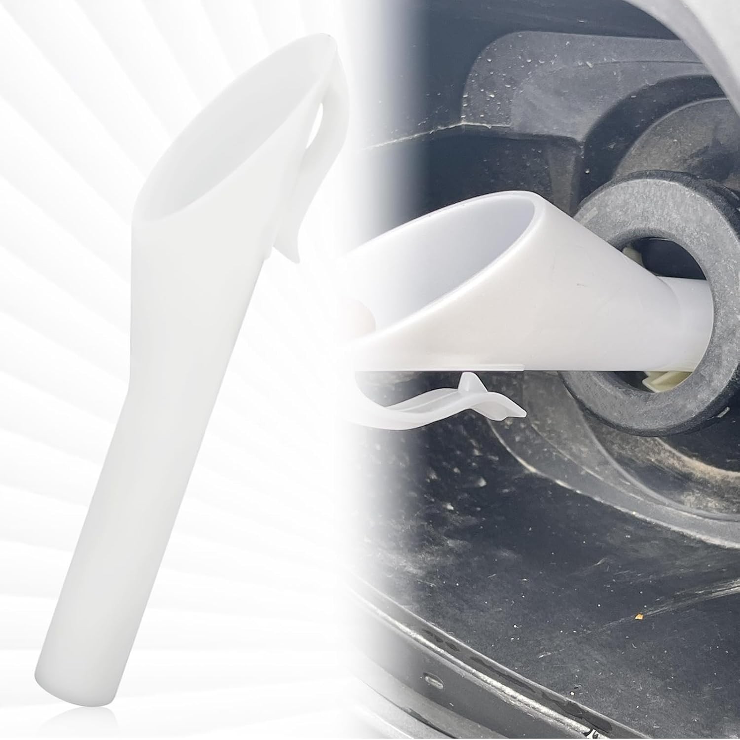 Capless Gas Tank Funnel 2PCS Fuel Funnel for Automotive Use for Ford Focus F150