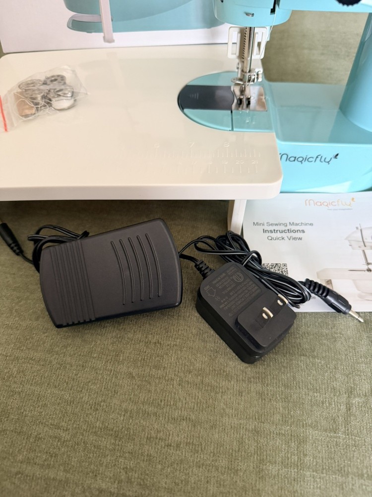 Magic fly Mini Sewing Machine with Extension Table & Sewing Kit for Beginners