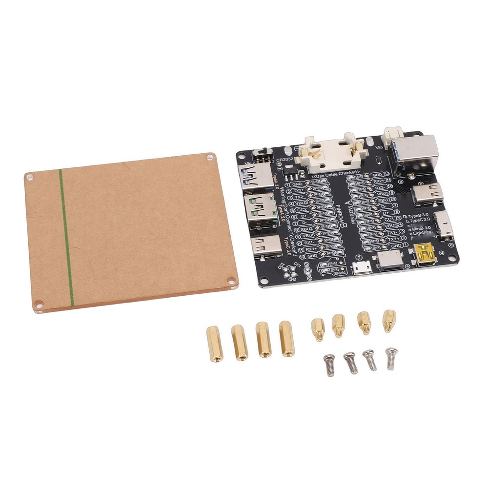 USB Cable Tester with LED Indicator Data Line Detection Board USB Cable Checker