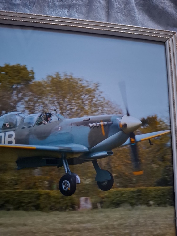 Framed Spitfire Photograph