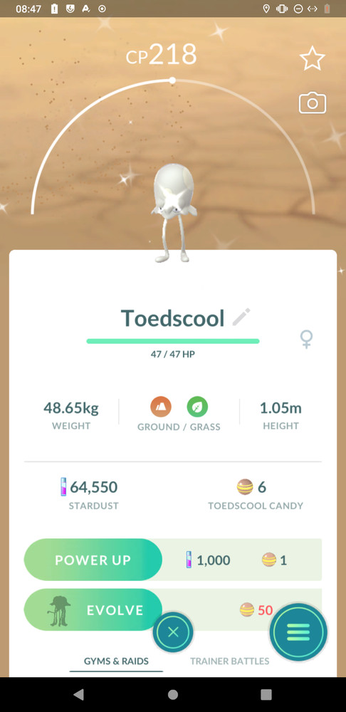Shiny Toedsool | PTC 80K