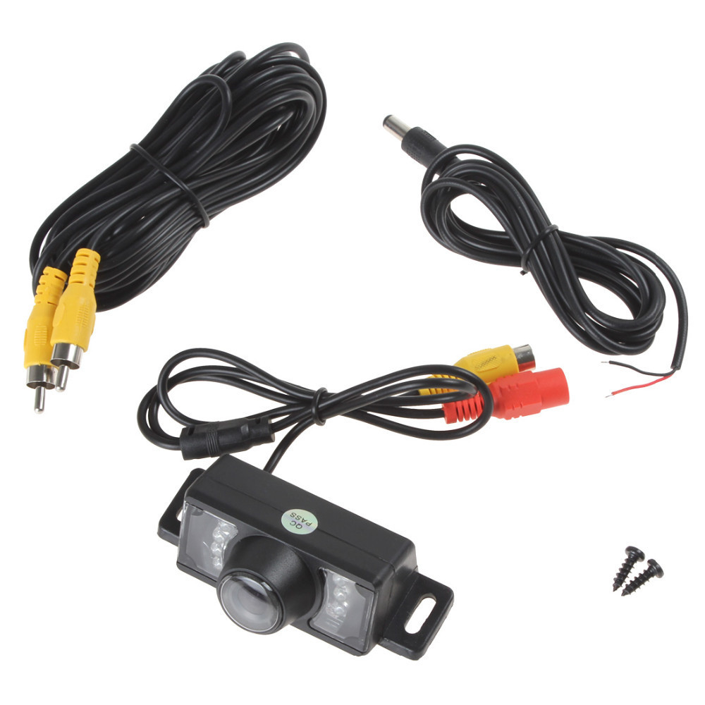 Car Rear View Reverse Backup Parking Camera Waterproof Night Vision 7LED CAM Kit