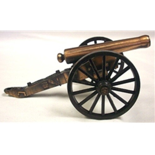 DIE CAST 1857 NAPOLEON CANNON WITH BRONZE PLATED BARREL NEW IN BOX