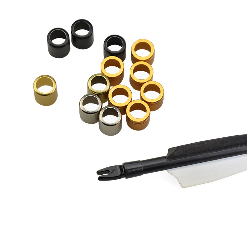 50pcs Archery Explosion Proof Ring O Ring Protector Nokes 8MM Arrow Shaft DIY