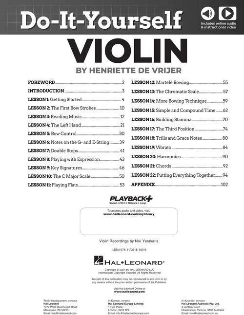 Do-It-Yourself Violin - The Best Step-by-Step Guide to Start Playing