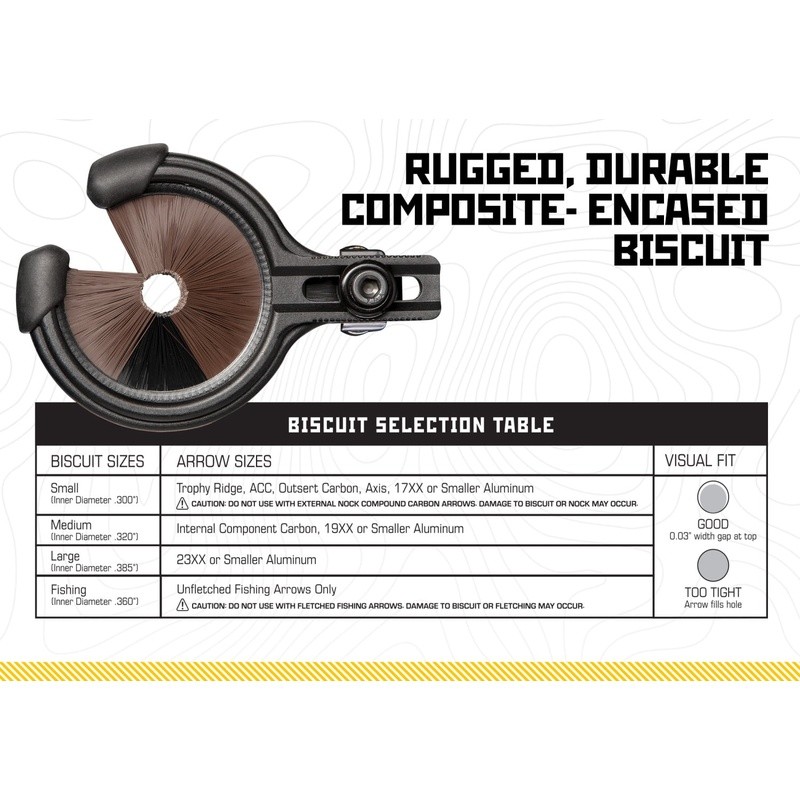 Whisker Biscuit Archery Rest Reversible Mount Silent Arrow Loading Quick Shot US