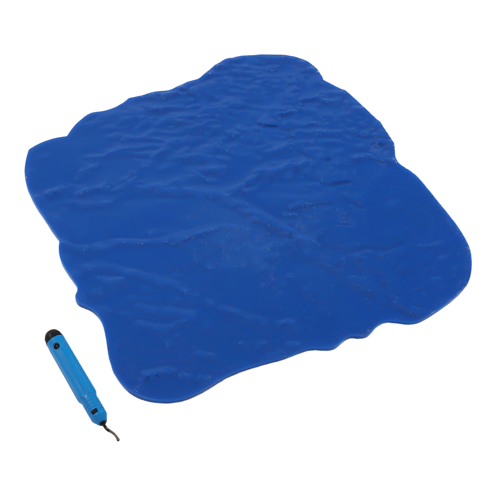 36" X 36" Blue Seamless Slate Concrete Cement Texture Imprint Stamp Skin Mat HOT