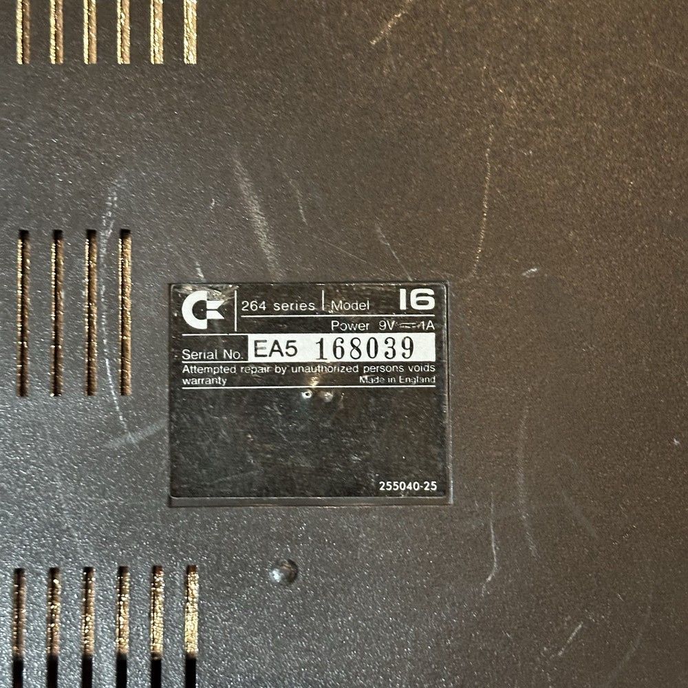 Commodore 16 C16 Bundle, Datasette & Power supply - Working