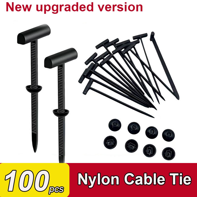 100PCS Reinforced through-bolt cable ties securing trunk fender mudguards Fixed
