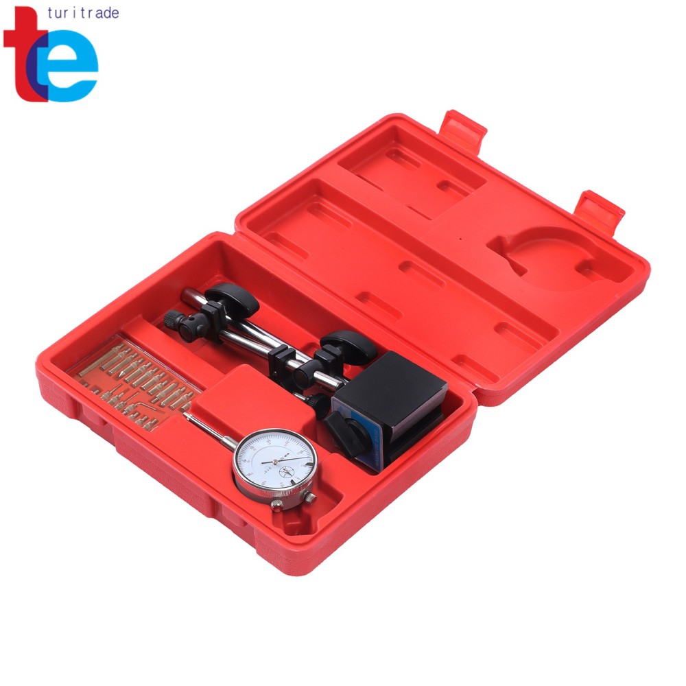 1 inch Dial Indicator With Magnetic Base 22 Point Set Precision Inspection Tool