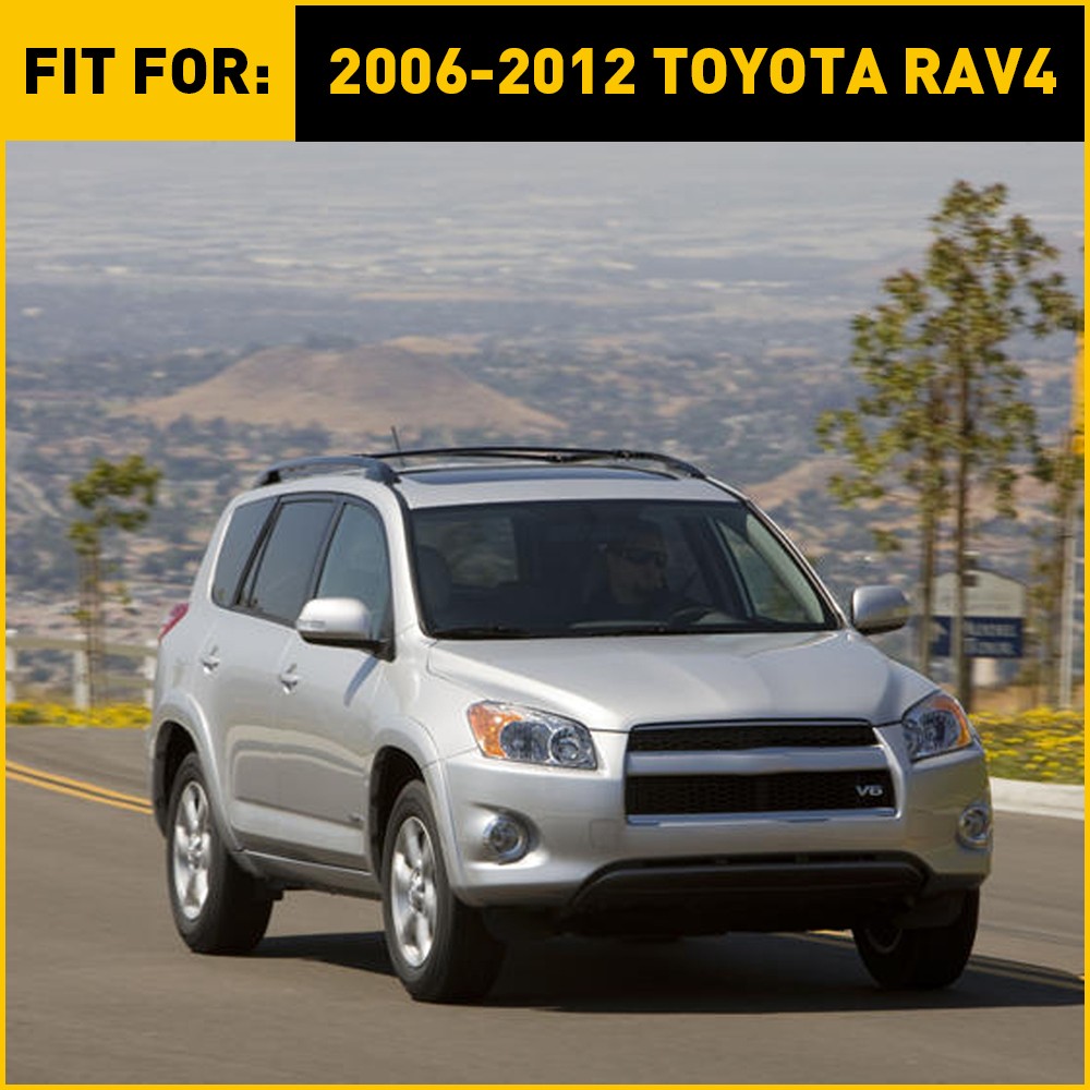 For RAV4 Bumper 2006-2012 Bracket Retainer Front Pair Beam Mount Support 2PCS