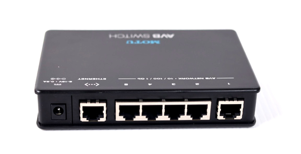 MOTU AVB Switch Five-Port AVB Ethernet Switch w86