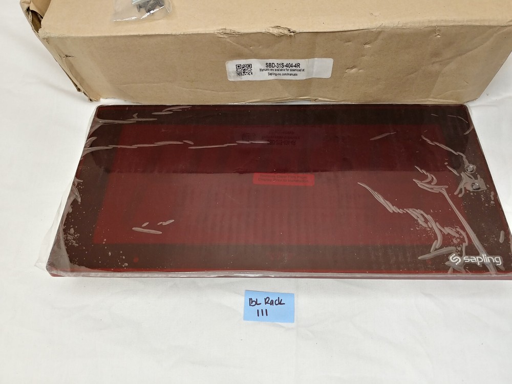 Sapling SBD-31S-404-4R 24VAC Surface Mount Digital Clock NOS