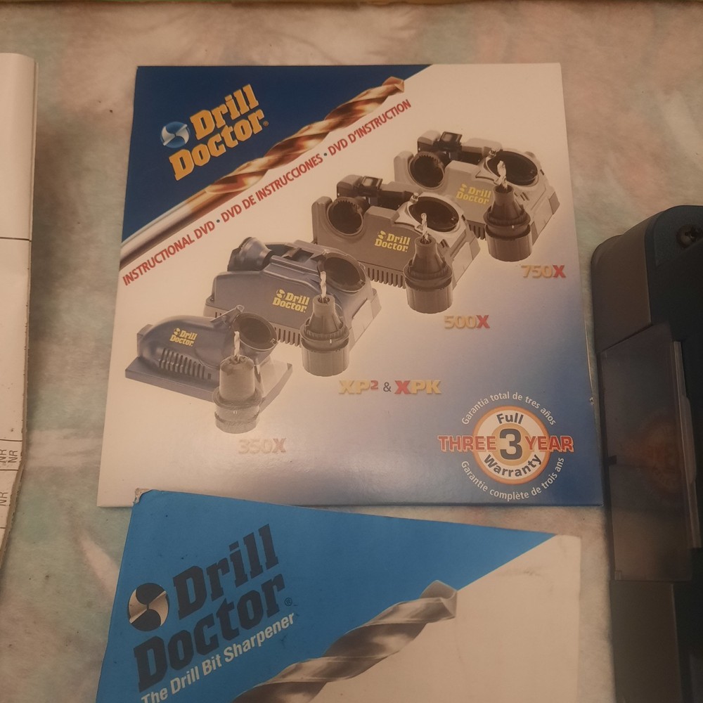 Drill Doctor XP2 Electric Drill Bit Sharpener Sharpens 3/32"-1/2" Bits. Tested!