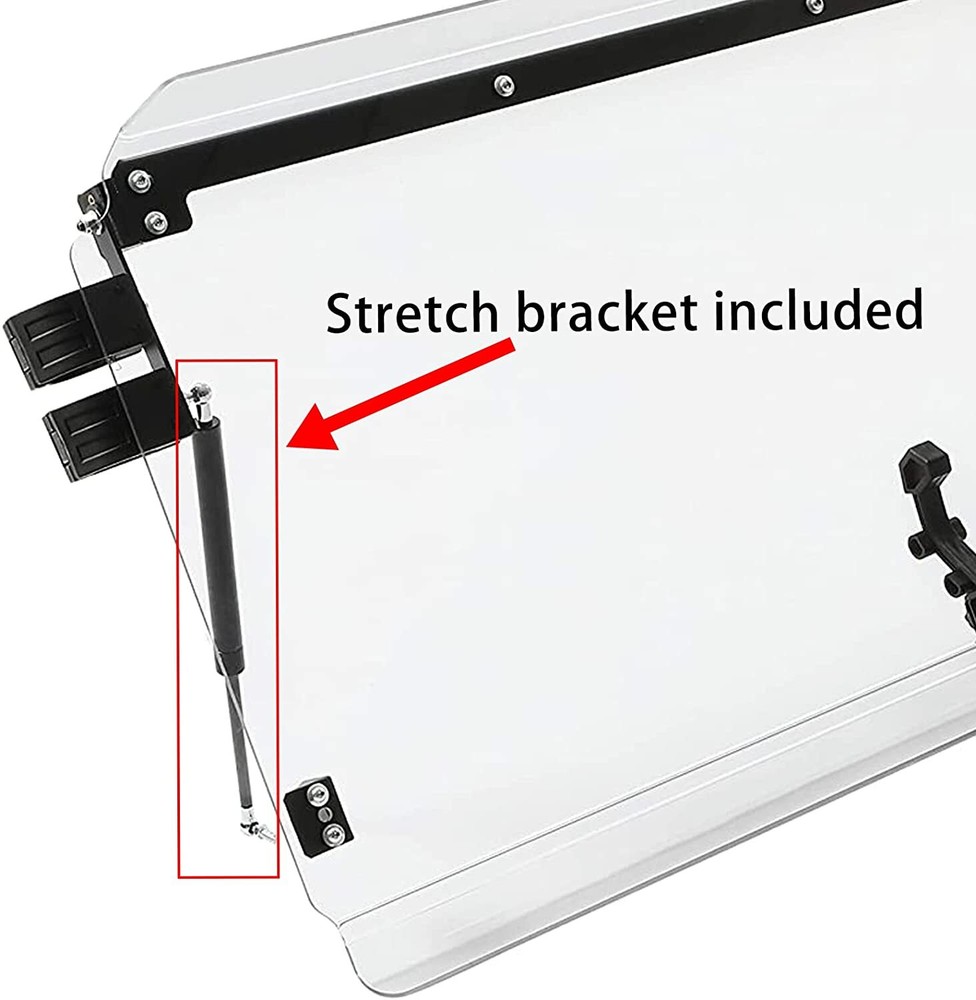 UTV Scratch Resistant Flip Windshield for Arctic Cat Wildcat 1000 X /1000 4 X