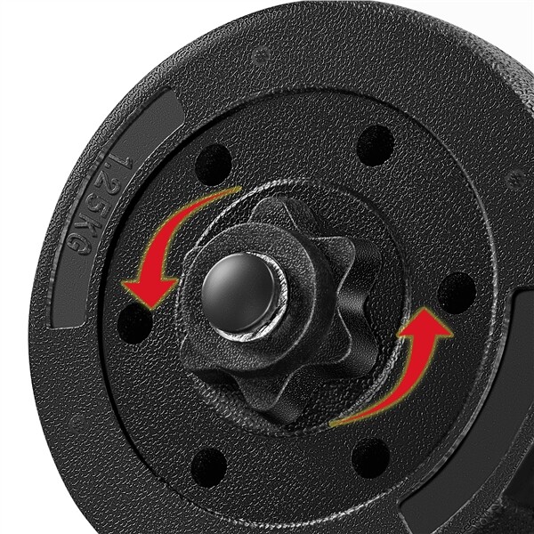 Dumbbell Set 44 LB Adjustable Weight Set for Men & Women Body Building Training