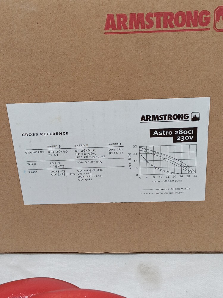 Armstrong Astro 280CI 230V circulator pump