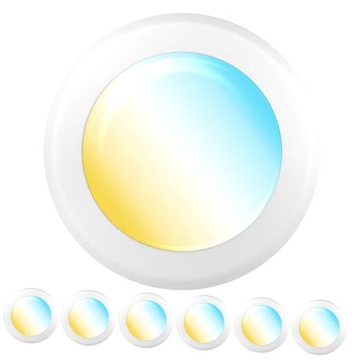 Sunco 6 Pack LED Disc Lights Ceiling 6 Inch, Flush Mount Disk Light, 6 inch