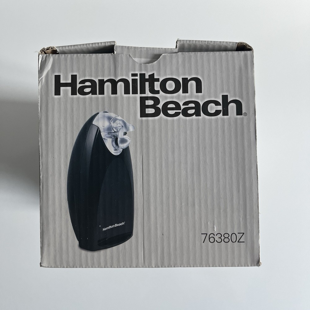 Hamilton Beach Classic Chrome Extra Tall Can Opener Black 76380Z