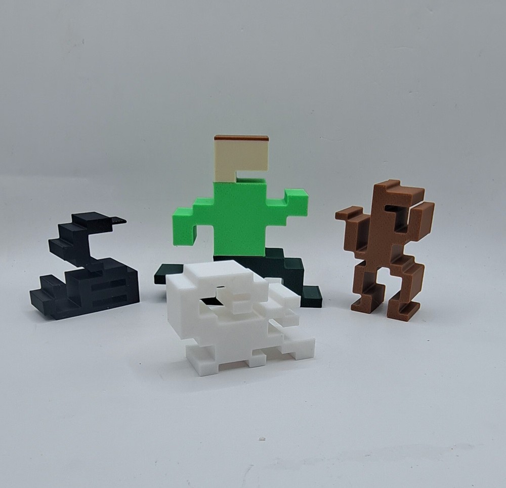 Retro Arcade Game Desk Top Figures MINI Pitfall Harry Set Snake Monkey Scorpion