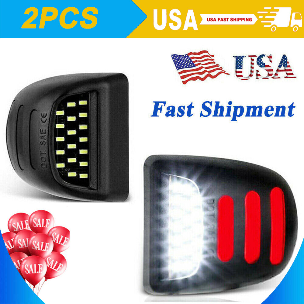 LED License Plate Light for Chevy Tahoe for Sierra 1500 2500 Silverado Avalanche