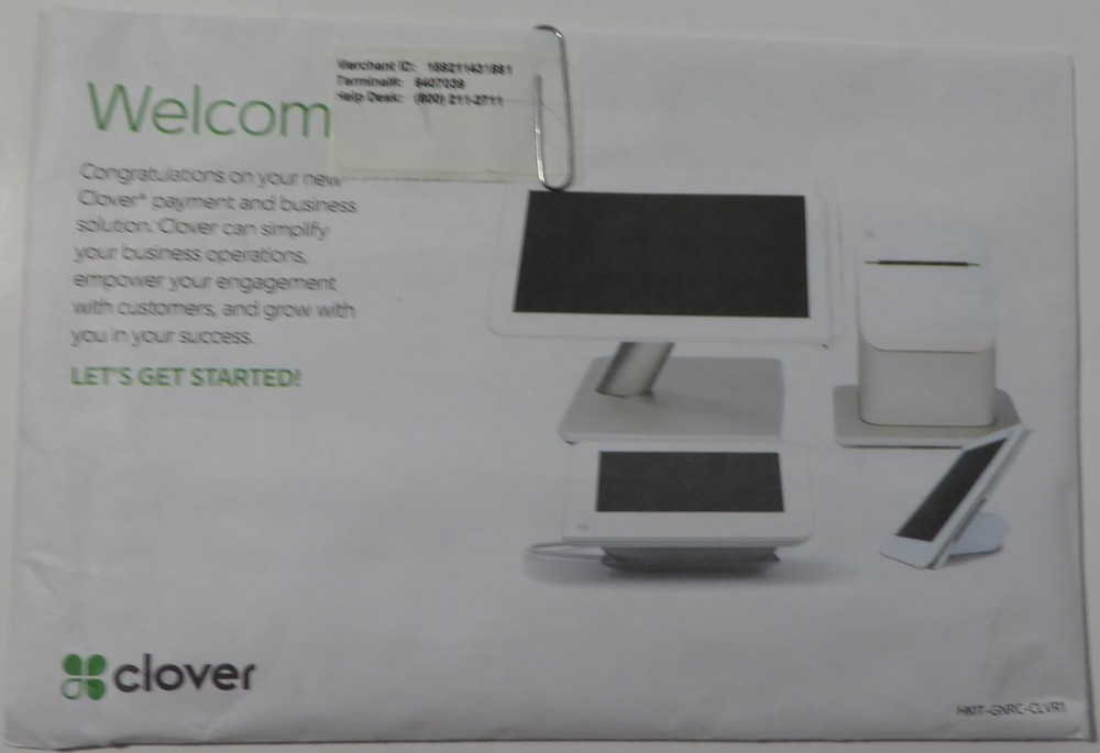 *New* Clover Flex LTE C401U + Clover Flex starter kit K400 U