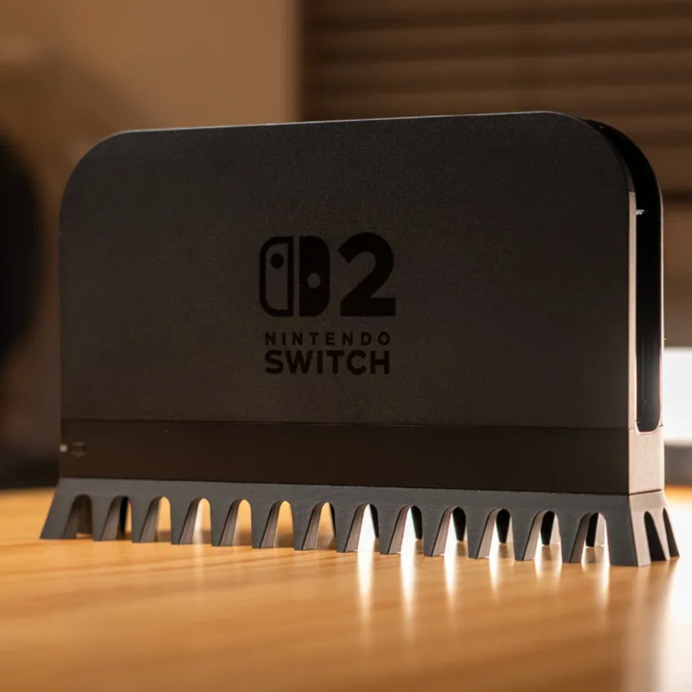 Cooling Base Desktop Bracket Game Console Stand for Switch 2 TV Mode 3D Printed