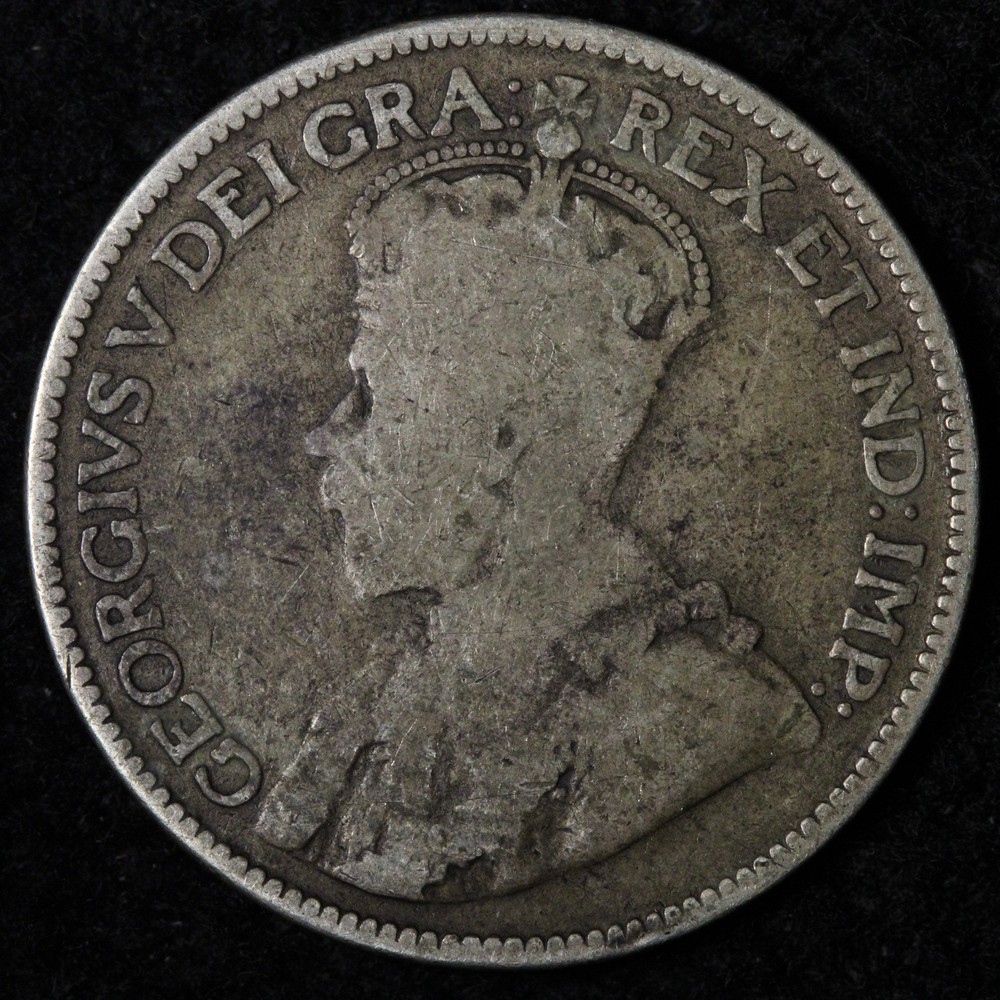 1915 Canada SILVER Twenty Five Cents E341 ORICH