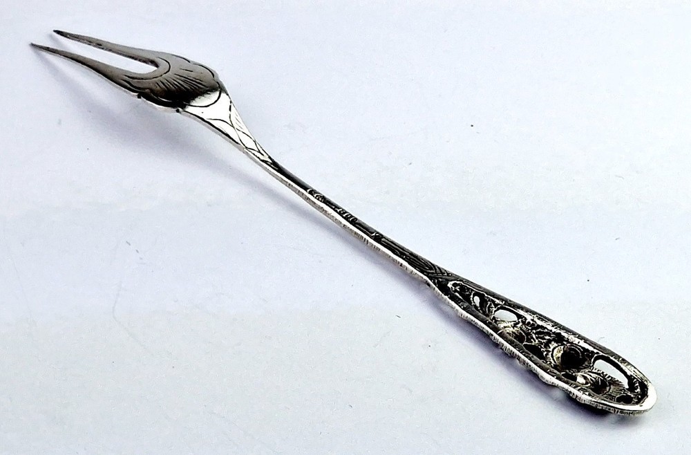 Serving Fork Fork Rose 800 Silver Z341