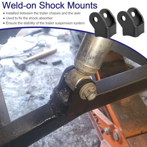Shock Bracket Weld On Shock Mount - Heavy Duty Brackets for Off-Road Trailers