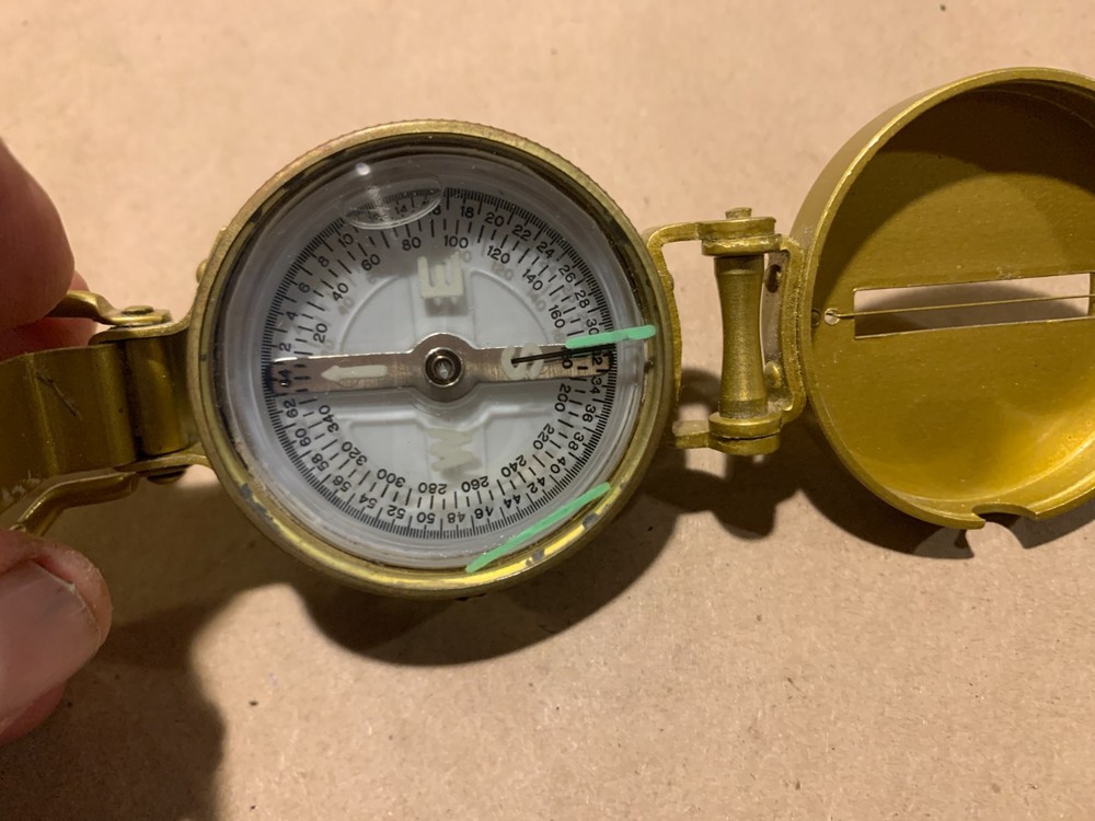 Japan Made Liquid Filled Compass Needs work