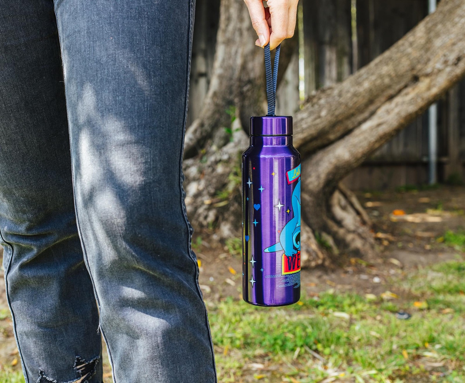 Disney Lilo & Stitch "Let's Get Weird" 27-Ounce Stainless Steel Water Bottle