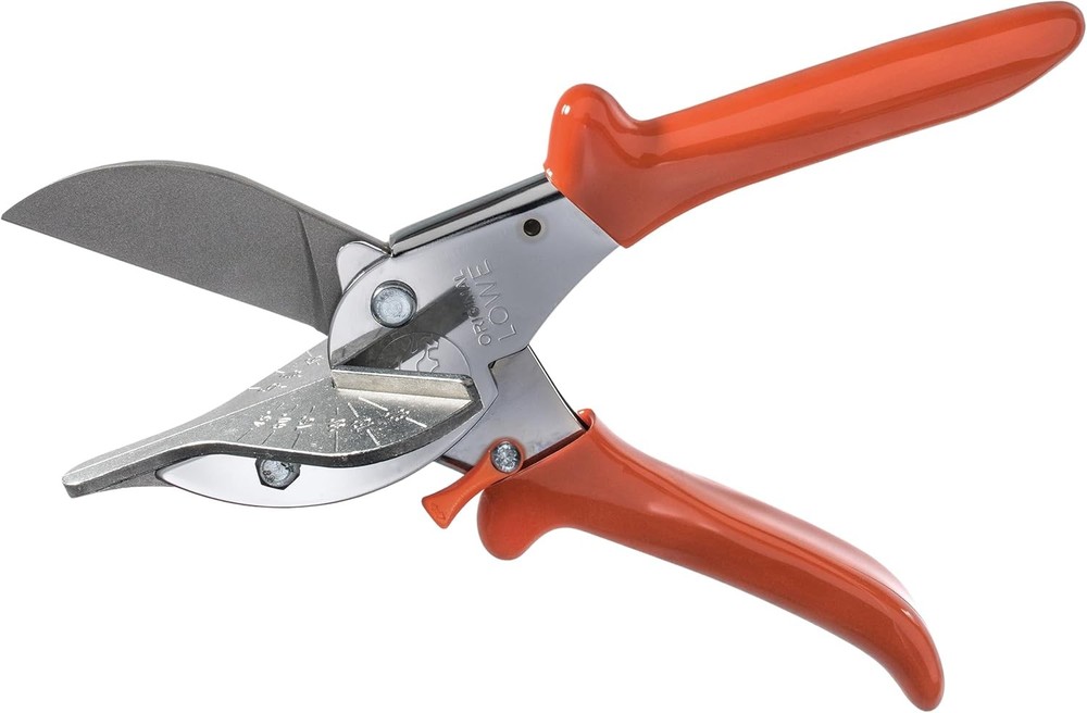 Professional Sharp Miter Shears with 45° Stops for Precision Cutting