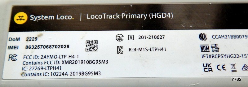 System Loco LocoTrack Primary HGD4 Shipping Tracker