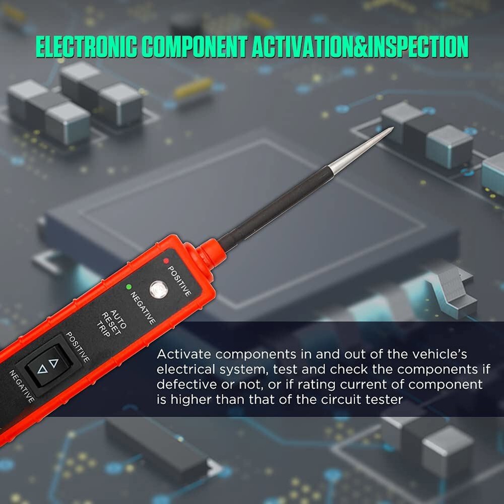 Automotive Circuit Tester Probe Electrical System Voltage Continuity Test Light
