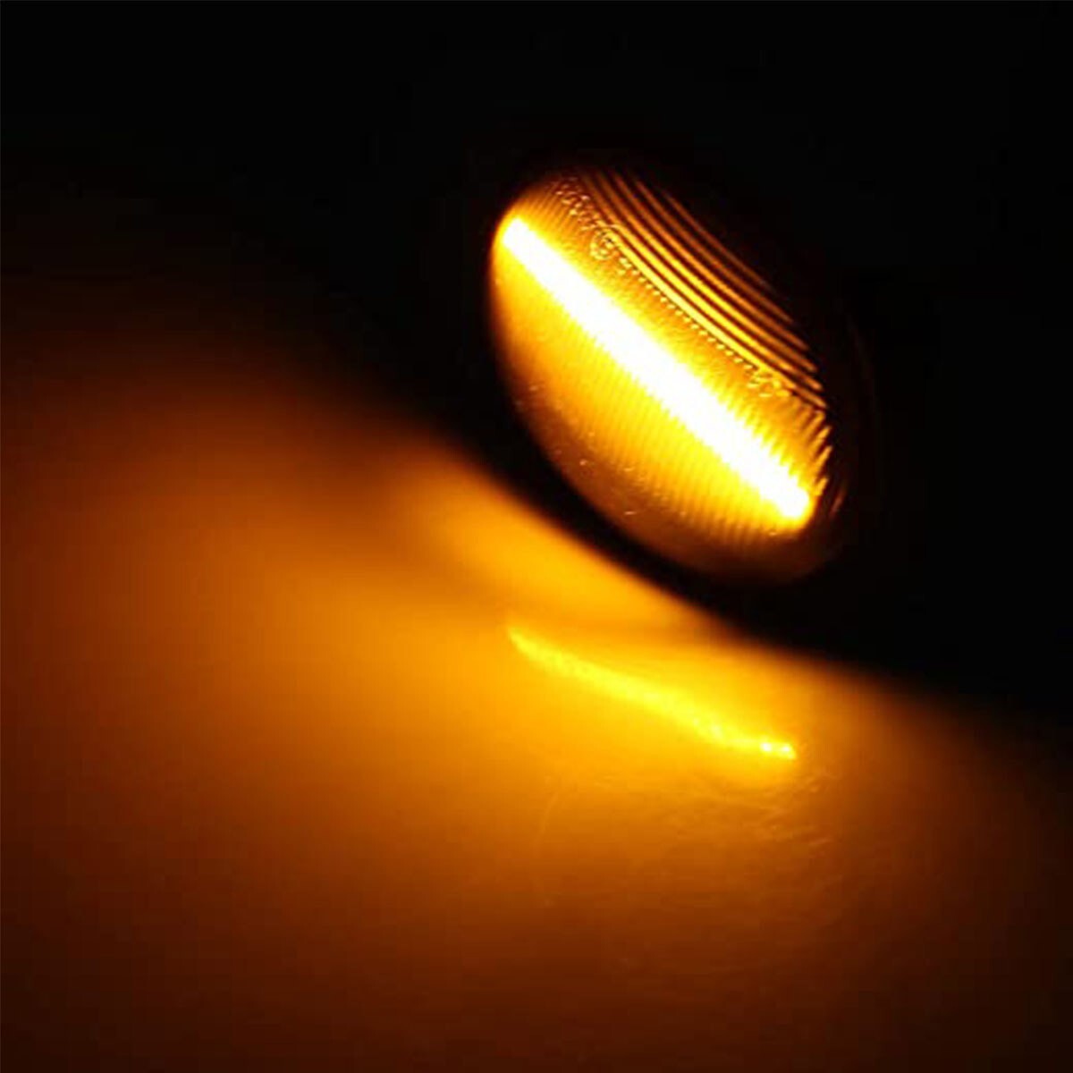 For Mini Cooper R55 R56 R57 R58 R59 LED Side Marker Light Flowing Turn Signal 2X