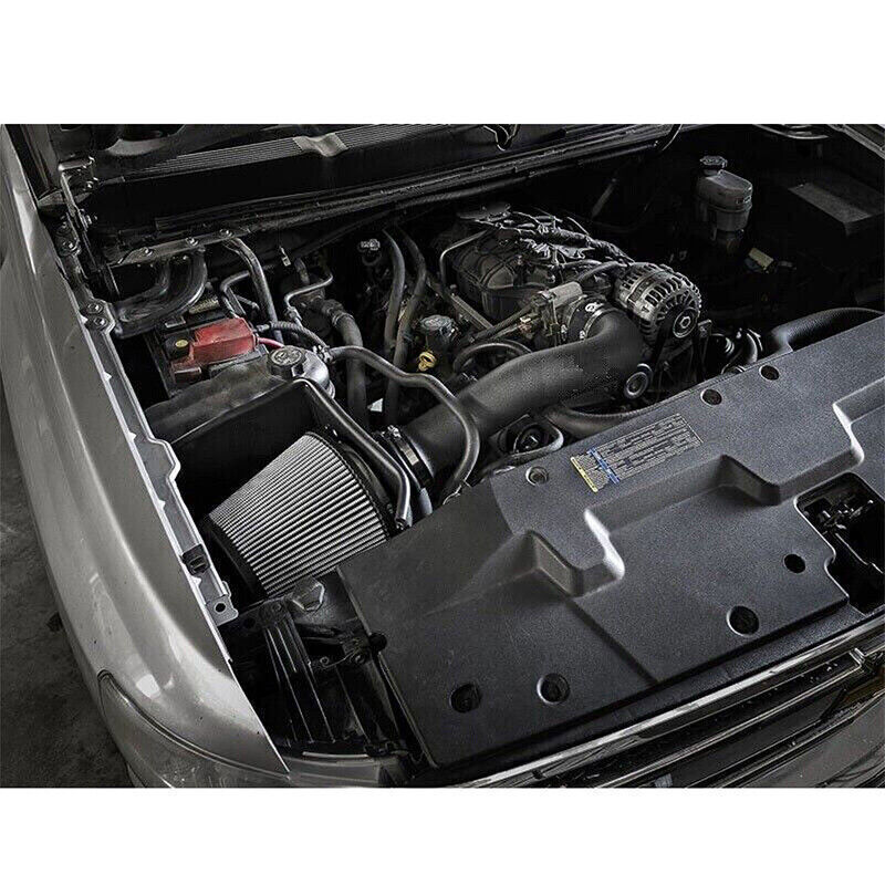 Black Cold Air Intake Kit For 2009-2013 Chevy Silverado 1500 4.8 5.3 6.0 6.2 V8
