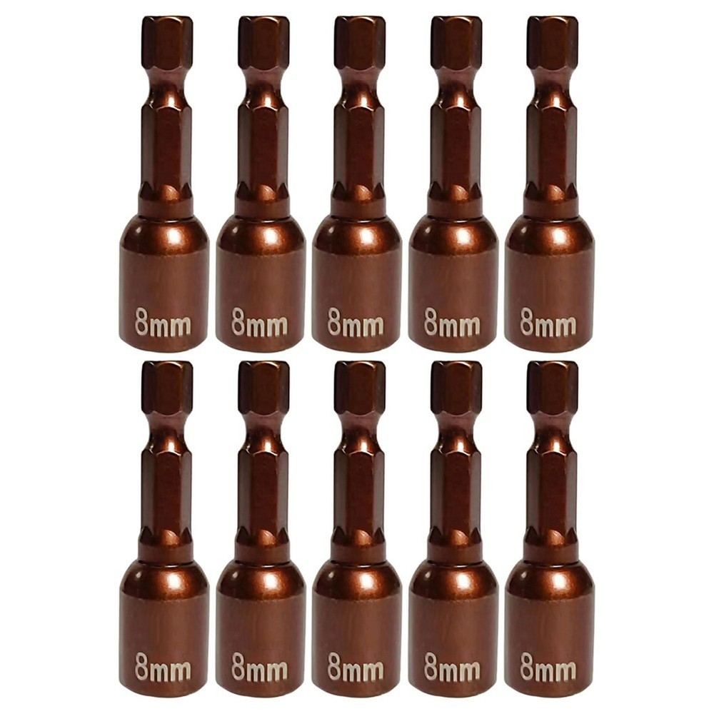 Professional Quality 10Pcs Magnetic Socket Wrench Set with Hex Adapters